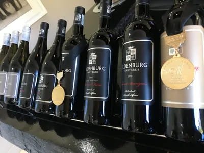 Garrafas de vinho Oldbenburg em Stellenbosch