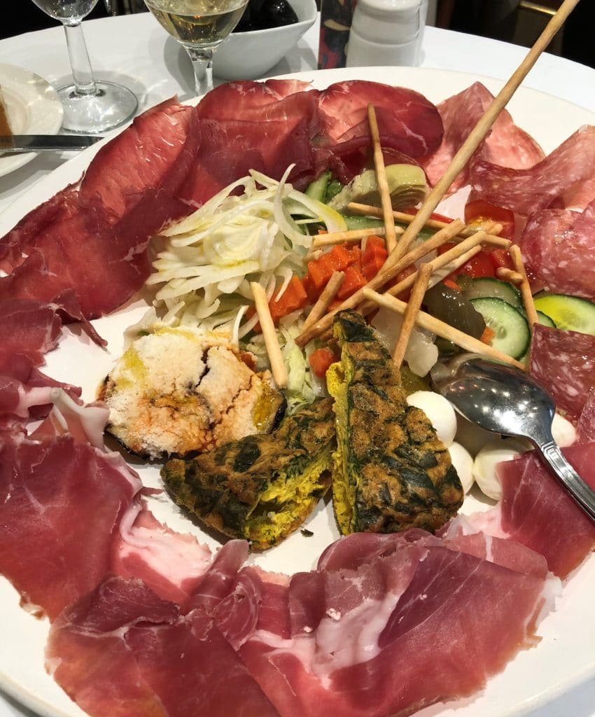 Signor Sassi antipasto onde comer em Londres