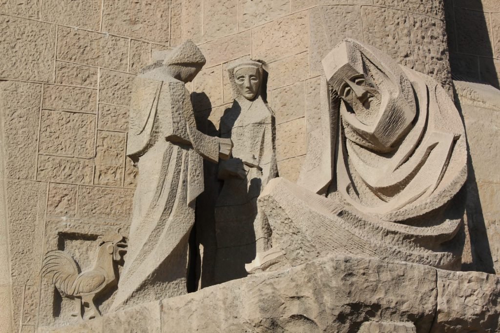 A negação de Pedro Sagrada Família Barcelona