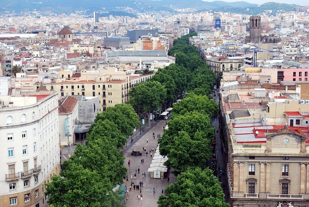 La Rambla ou Las Ramblas - Barcelona