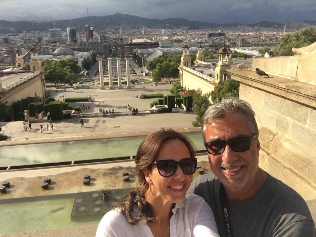 Vista-do-Palau-Nacional-topo-da-colina-Montjuic-Barcelona
